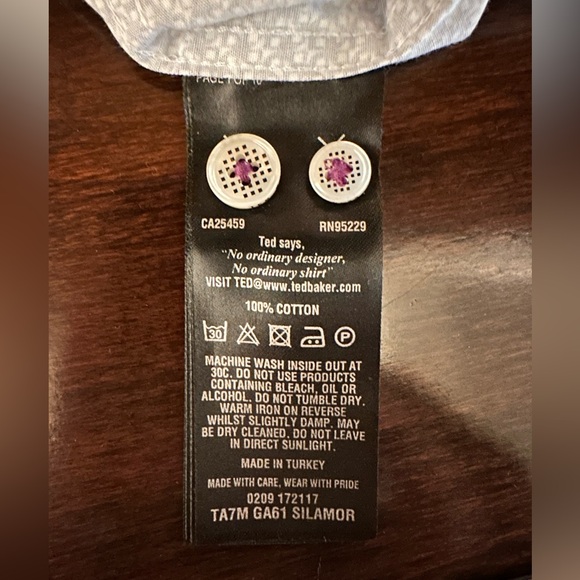 Ted Baker Button Down Shirt - Picture 8 of 9